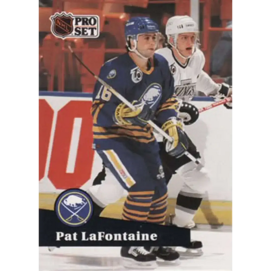 1991-92 Pro Set #358 Pat LaFontaine NM-MT Buffalo Sabres Hockey Card - Hockey Card Single