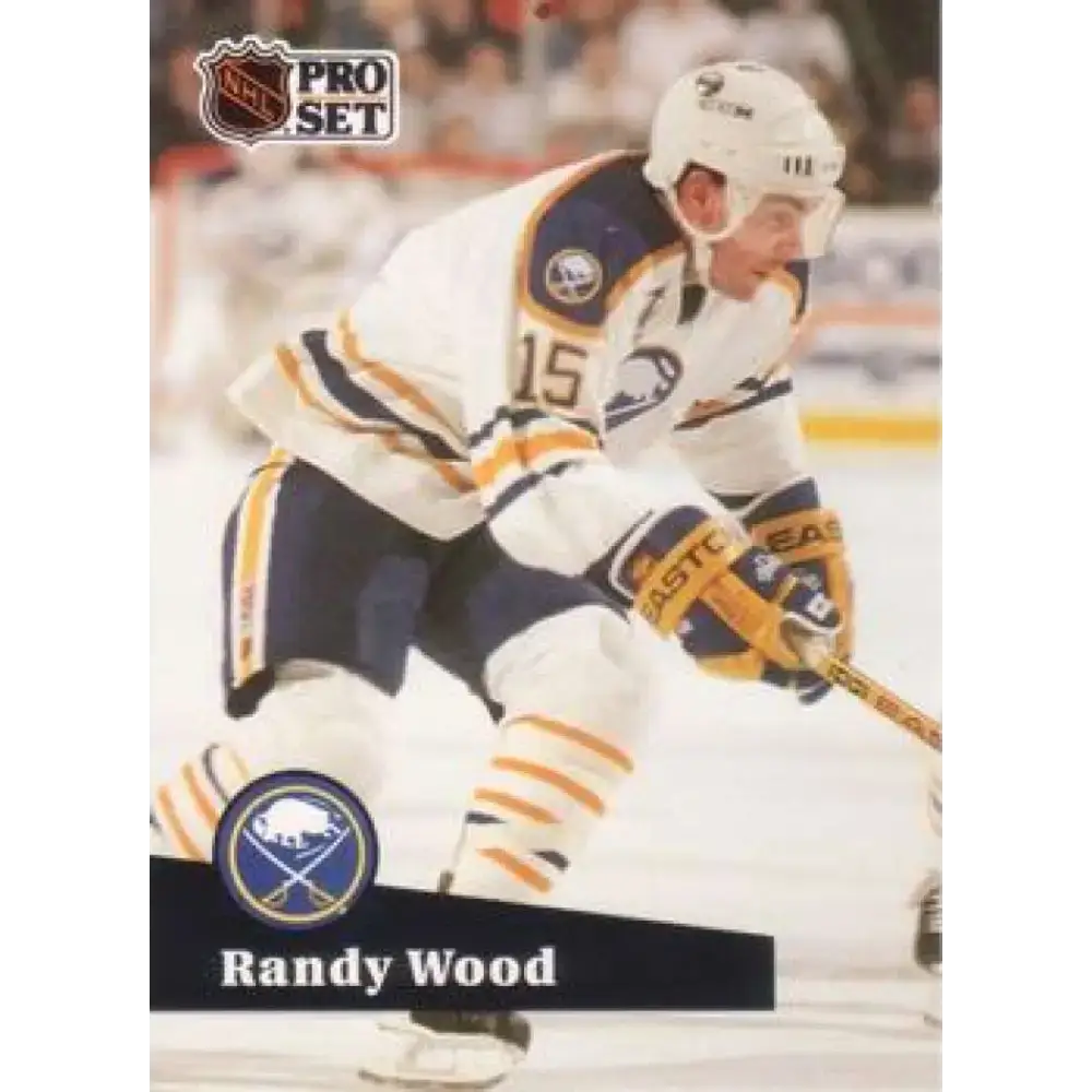 1991-92 Pro Set #359 Randy Wood NM-MT Buffalo Sabres Hockey Card - Hockey Card Single