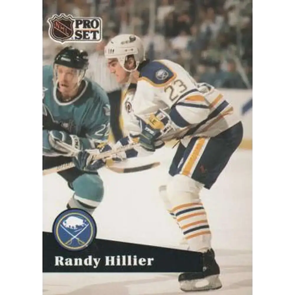 1991-92 Pro Set #360 Randy Hillier NM-MT Buffalo Sabres Hockey Card - Hockey Card Single