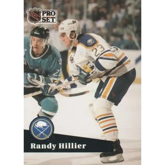 1991-92 Pro Set #360 Randy Hillier NM-MT Buffalo Sabres Hockey Card - Hockey Card Single