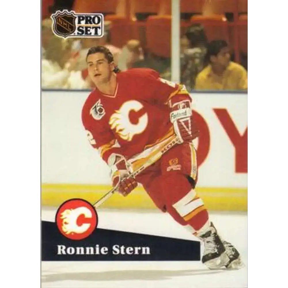 1991-92 Pro Set #362 Ronnie Stern NM-MT Calgary Flames Hockey Card - Hockey Card Single