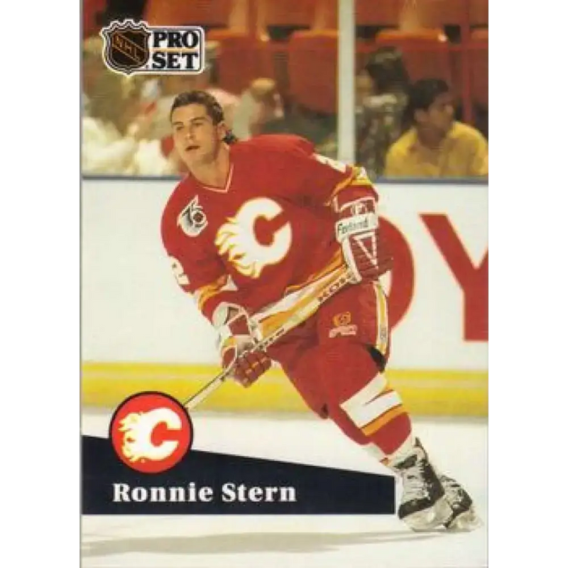 1991-92 Pro Set #362 Ronnie Stern NM-MT Calgary Flames Hockey Card - Hockey Card Single