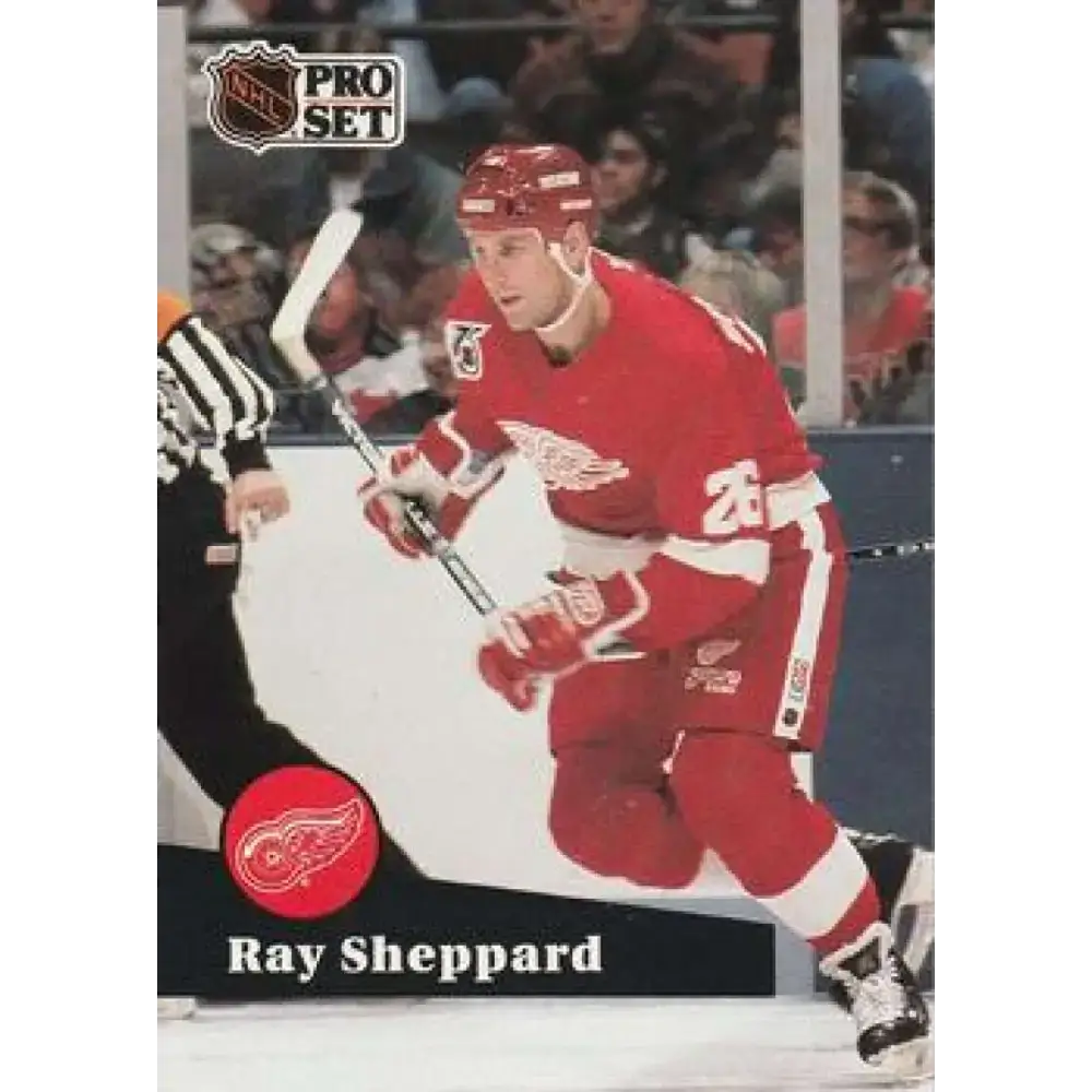 1991-92 Pro Set #380 Ray Sheppard NM-MT Detroit Red Wings Hockey Card - Hockey Card Single