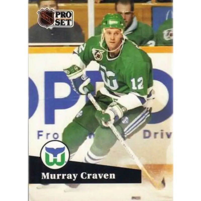 1991-92 Pro Set #393 Murray Craven NM-MT Hartford Whalers Hockey Card - Hockey Card Single