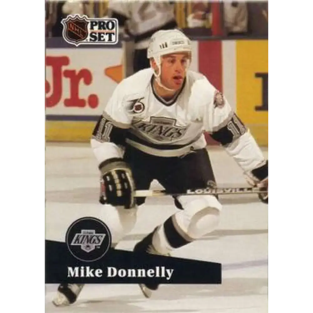 1991-92 Pro Set #399 Mike Donnelly NM-MT RC Rookie Los Angeles Kings Hockey Card - Hockey Card Single