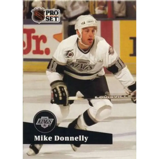 1991-92 Pro Set #399 Mike Donnelly NM-MT RC Rookie Los Angeles Kings Hockey Card - Hockey Card Single