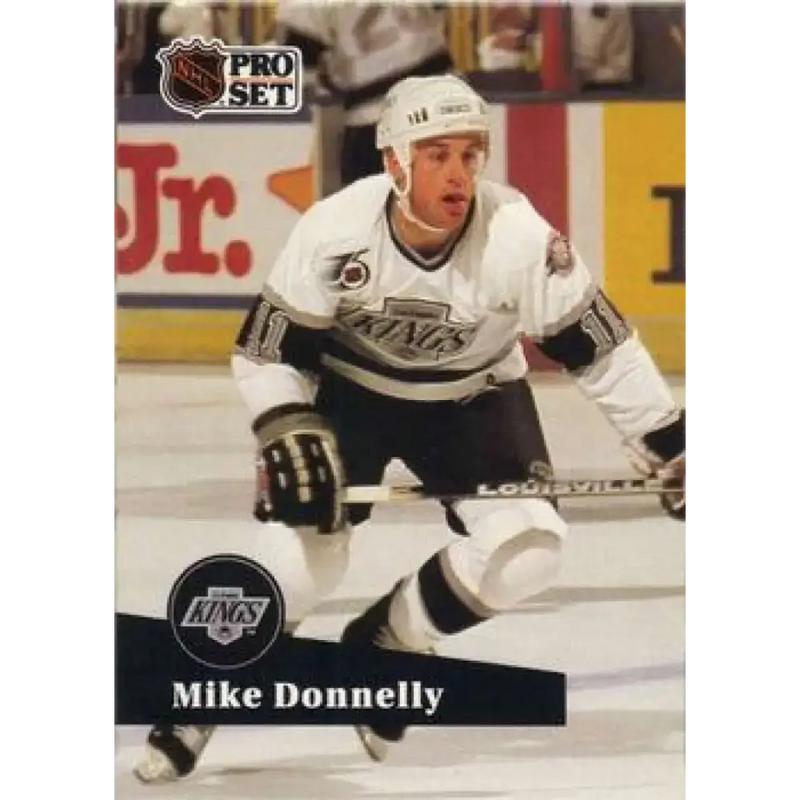 1991-92 Pro Set #399 Mike Donnelly NM-MT RC Rookie Los Angeles Kings Hockey Card - Hockey Card Single