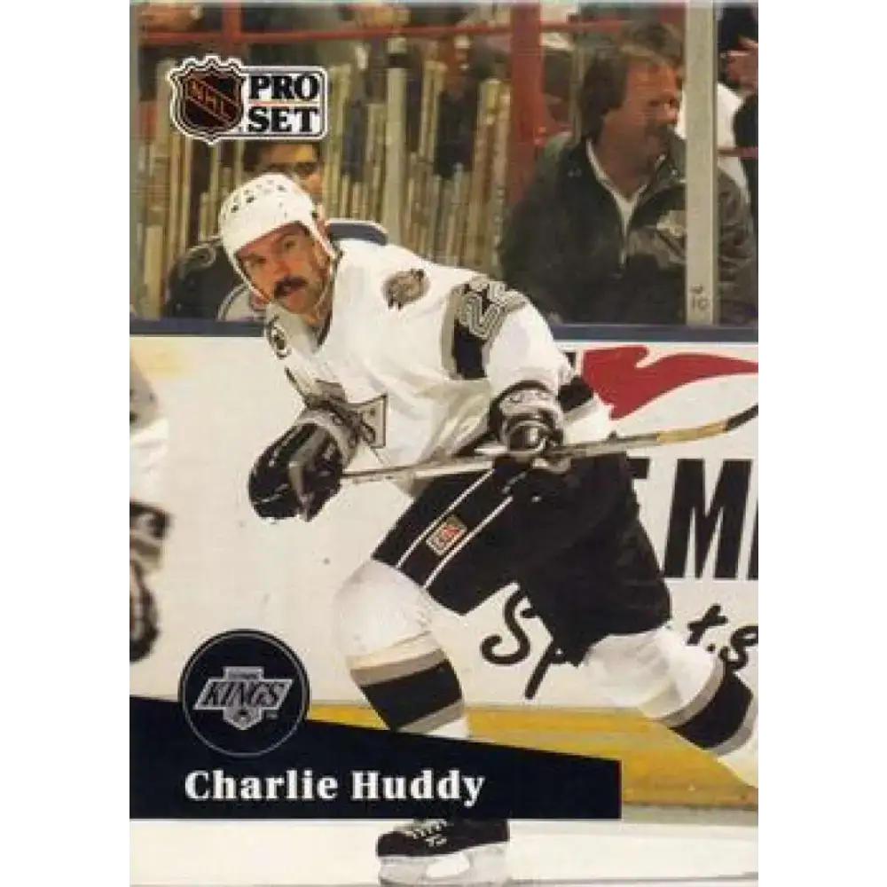 1991-92 Pro Set #400 Charlie Huddy NM-MT Los Angeles Kings Hockey Card - Hockey Card Single