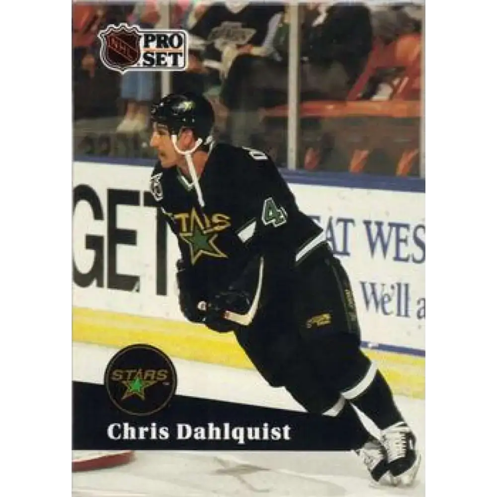1991-92 Pro Set #408 Chris Dahlquist NM-MT Minnesota North Stars Hockey Card - Hockey Card Single