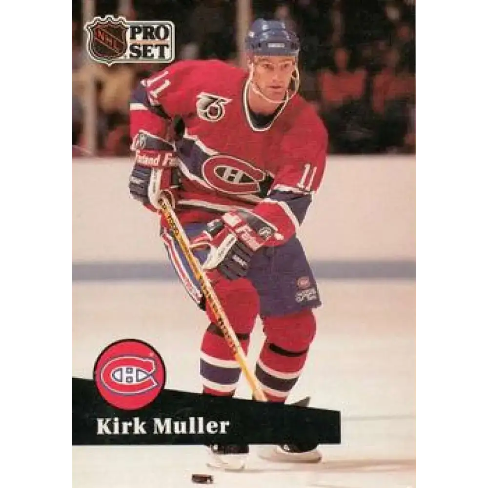 1991-92 Pro Set #412 Kirk Muller NM-MT Montreal Canadiens Hockey Card - Hockey Card Single