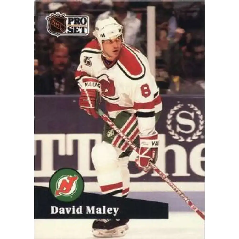 1991-92 Pro Set #421 David Maley NM-MT New Jersey Devils Hockey Card - Hockey Card Single