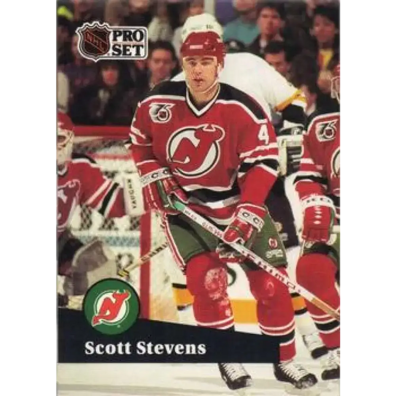 1991-92 Pro Set #423 Scott Stevens NM-MT New Jersey Devils Hockey Card - Hockey Card Single