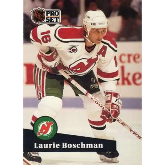 1991-92 Pro Set #426 Laurie Boschman NM-MT New Jersey Devils Hockey Card - Hockey Card Single