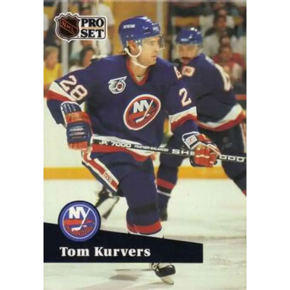 1991-92 Pro Set #428 Tom Kurvers NM-MT New York Islanders Hockey Card - Hockey Card Single