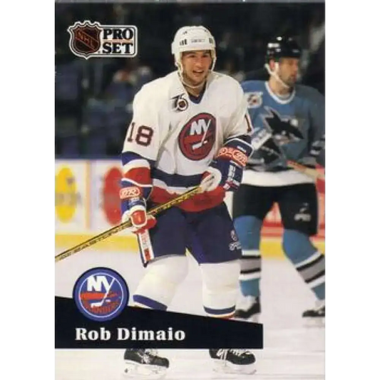 1991-92 Pro Set #430 Rob DiMaio NM-MT New York Islanders Hockey Card - Hockey Card Single
