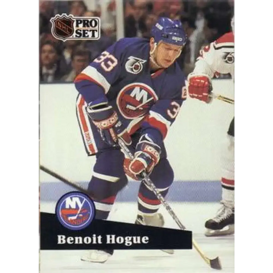 1991-92 Pro Set #435 Benoit Hogue NM-MT New York Islanders Hockey Card - Hockey Card Single