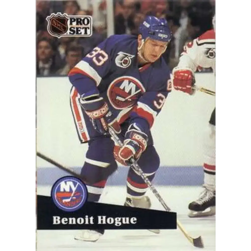1991-92 Pro Set #435 Benoit Hogue NM-MT New York Islanders Hockey Card - Hockey Card Single