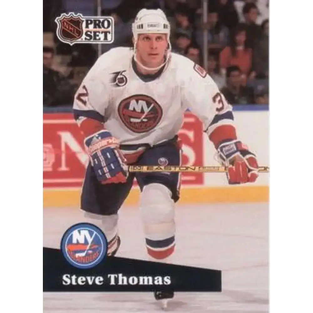 1991-92 Pro Set #438 Steve Thomas NM-MT New York Islanders Hockey Card - Hockey Card Single