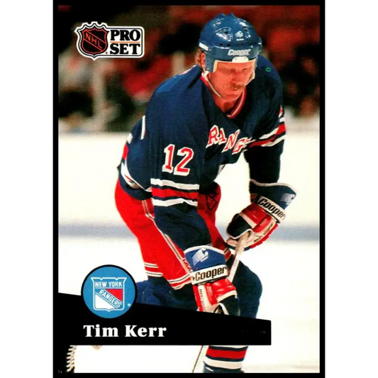1991-92 Pro Set #446 Tim Kerr NM-MT New York Rangers Hockey Card - Hockey Card Single