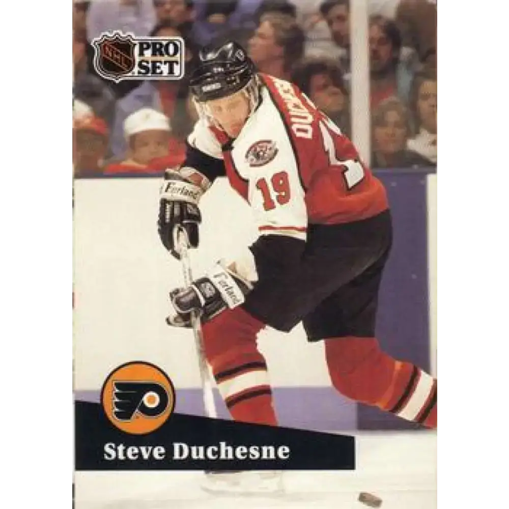 1991-92 Pro Set #448 Steve Duchesne NM-MT Philadelphia Flyers Hockey Card - Hockey Card Single