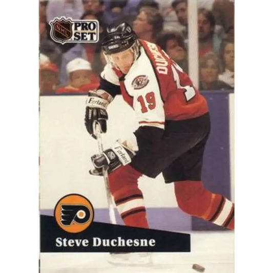 1991-92 Pro Set #448 Steve Duchesne NM-MT Philadelphia Flyers Hockey Card - Hockey Card Single