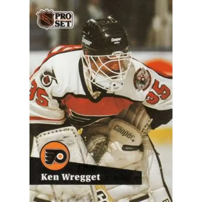 1991-92 Pro Set #450 Ken Wregget NM-MT Philadelphia Flyers Hockey Card - Hockey Card Single