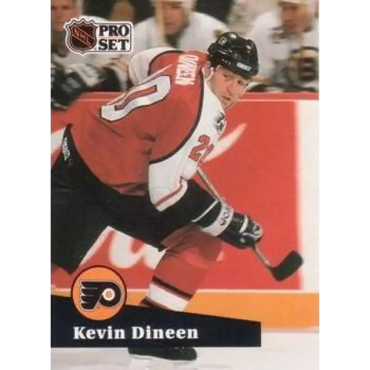 1991-92 Pro Set #451 Kevin Dineen NM-MT Philadelphia Flyers Hockey Card - Hockey Card Single