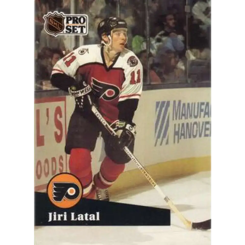 1991-92 Pro Set #454 Jiri Latal NM-MT Philadelphia Flyers Hockey Card - Hockey Card Single