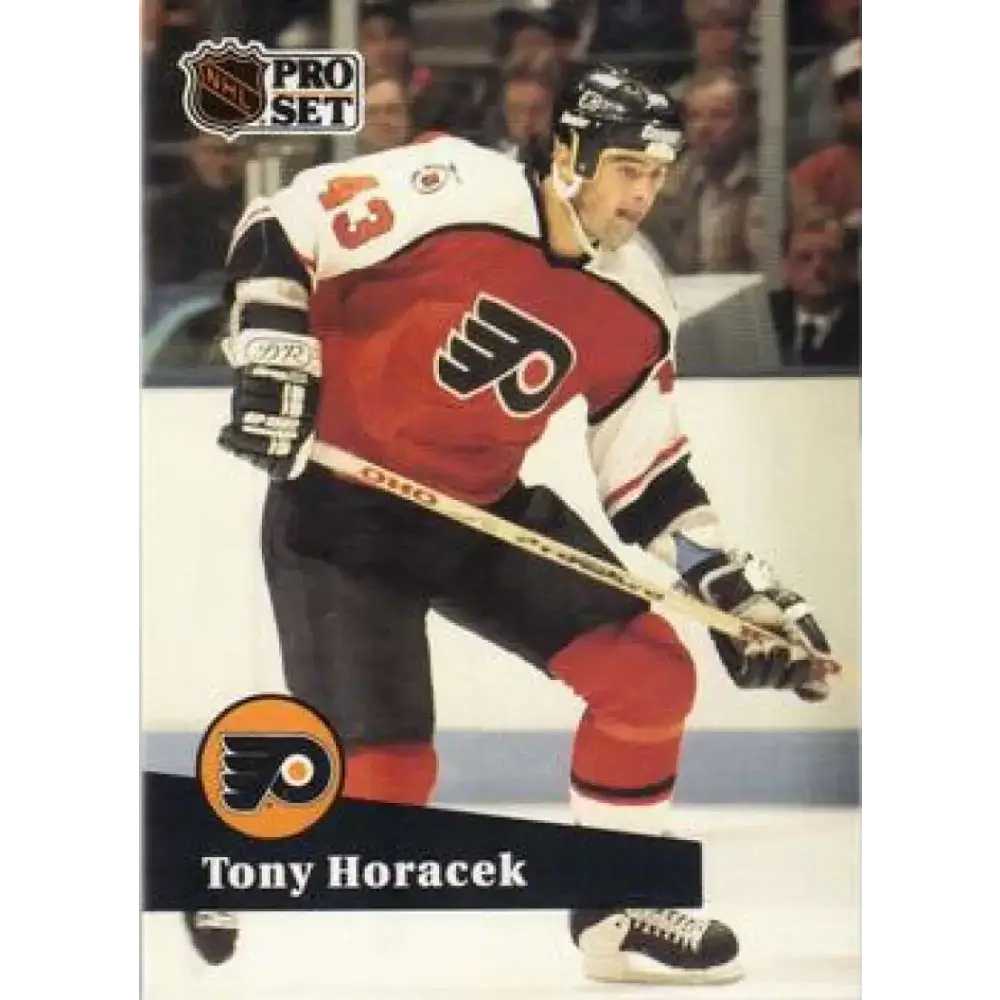 1991-92 Pro Set #455 Tony Horacek NM-MT Philadelphia Flyers Hockey Card - Hockey Card Single