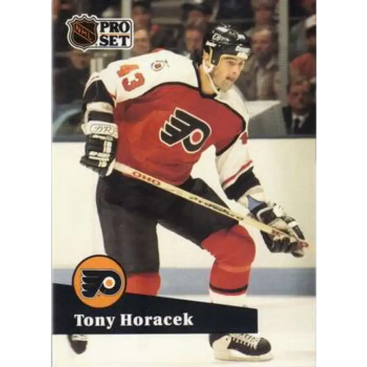 1991-92 Pro Set #455 Tony Horacek NM-MT Philadelphia Flyers Hockey Card - Hockey Card Single