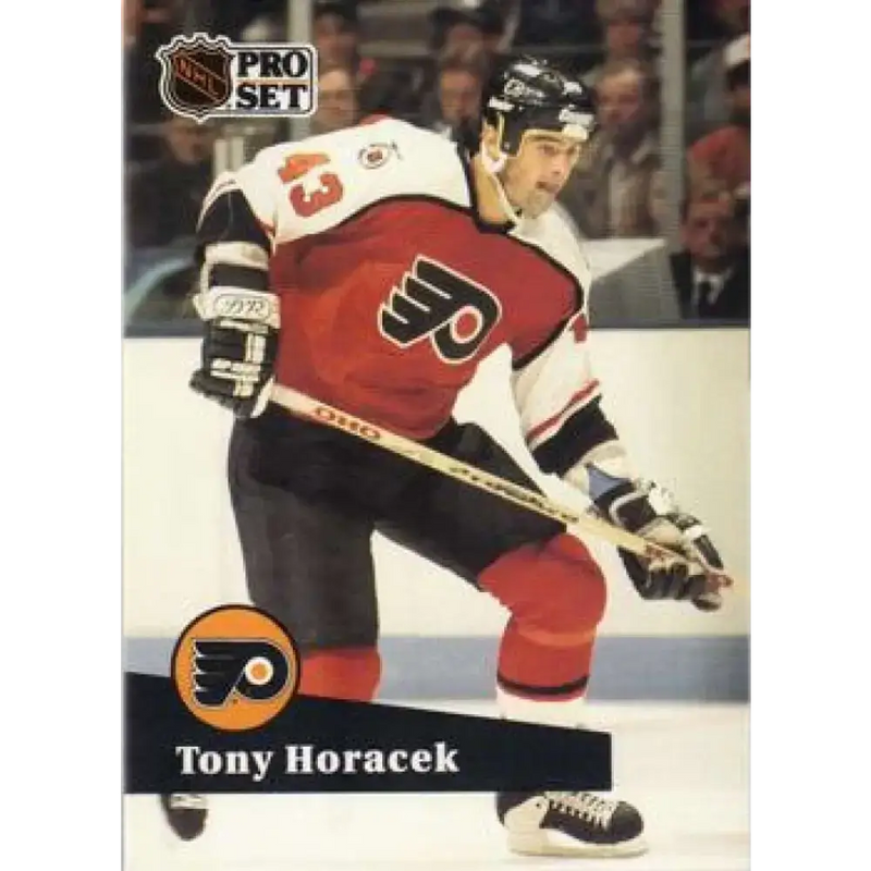 1991-92 Pro Set #455 Tony Horacek NM-MT Philadelphia Flyers Hockey Card - Hockey Card Single