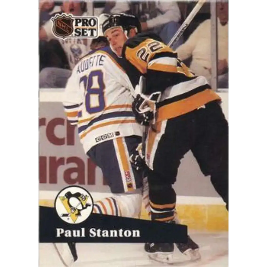 1991-92 Pro Set #457 Paul Stanton NM-MT Pittsburgh Penguins Hockey Card - Hockey Card Single
