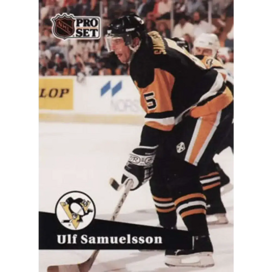 1991-92 Pro Set #459 Ulf Samuelsson NM-MT Pittsburgh Penguins Hockey Card - Hockey Card Single