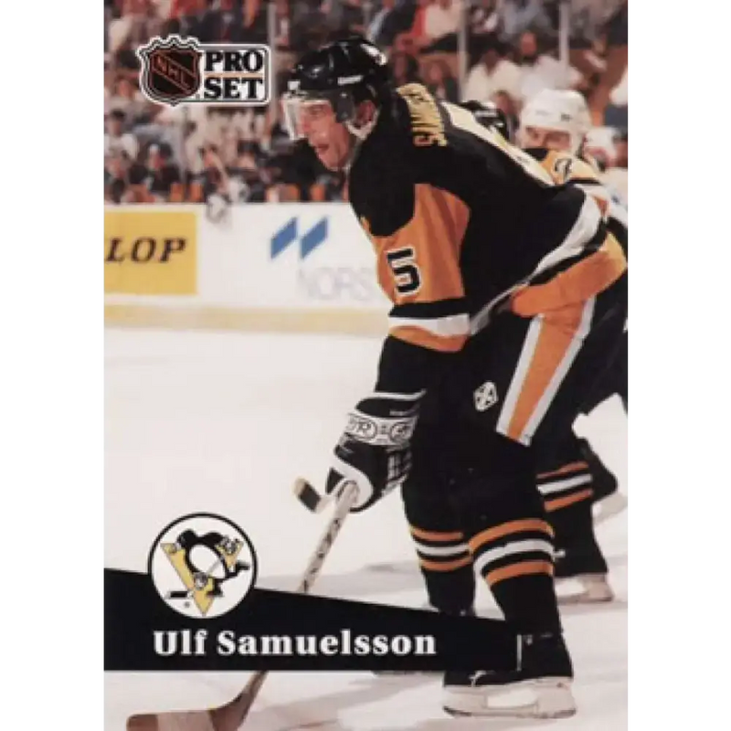 1991-92 Pro Set #459 Ulf Samuelsson NM-MT Pittsburgh Penguins Hockey Card - Hockey Card Single