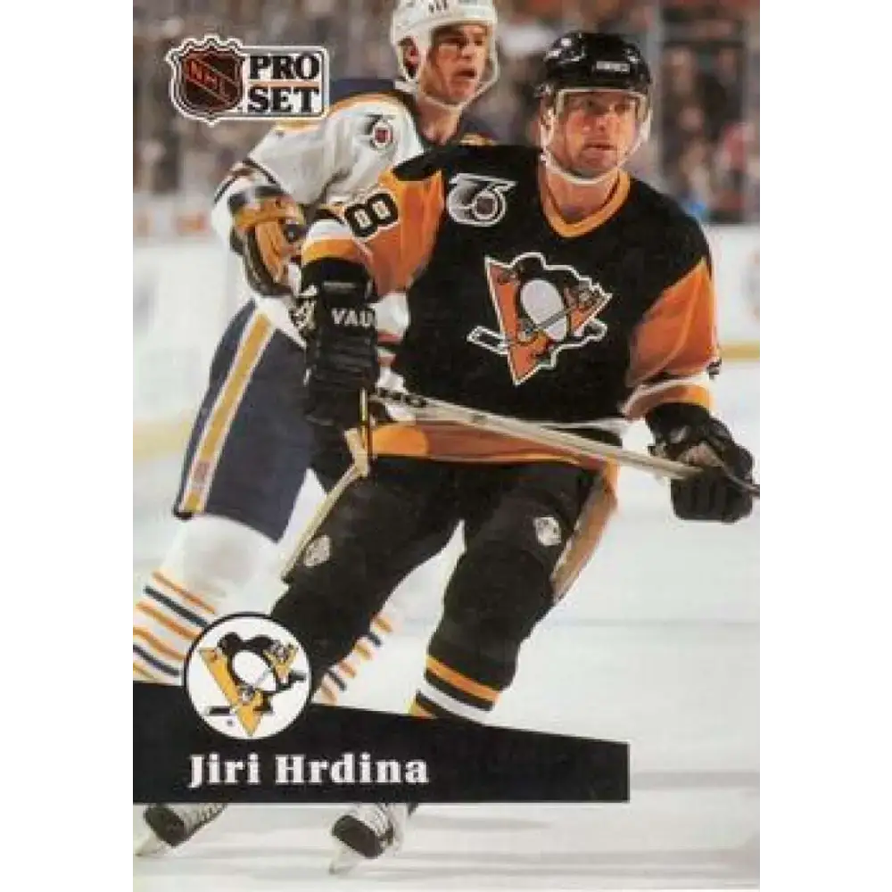 1991-92 Pro Set #461 Jiri Hrdina NM-MT Pittsburgh Penguins Hockey Card - Hockey Card Single