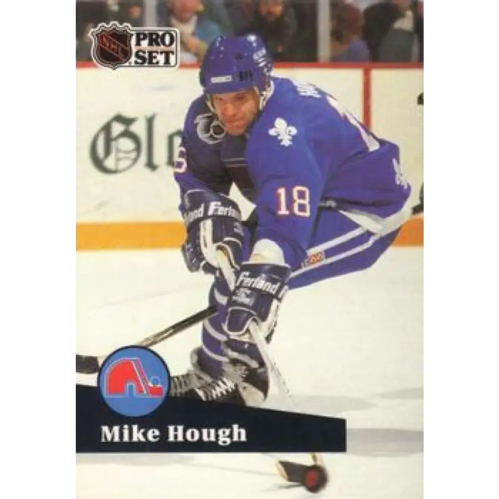 1991-92 Pro Set #463 Mike Hough NM-MT Quebec Nordiques Hockey Card - Hockey Card Single
