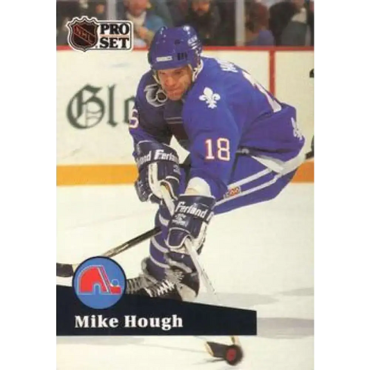 1991-92 Pro Set #463 Mike Hough NM-MT Quebec Nordiques Hockey Card - Hockey Card Single