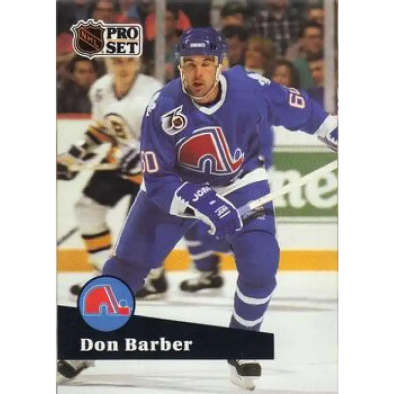1991-92 Pro Set #464 Don Barber NM-MT Quebec Nordiques Hockey Card - Hockey Card Single