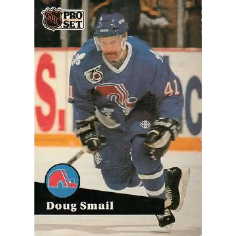 1991-92 Pro Set #466 Doug Smail NM-MT Quebec Nordiques Hockey Card - Hockey Card Single