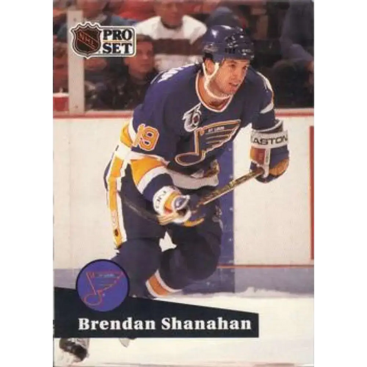 1991-92 Pro Set #475 Brendan Shanahan NM-MT San Jose Sharks Hockey Card - Hockey Card Single