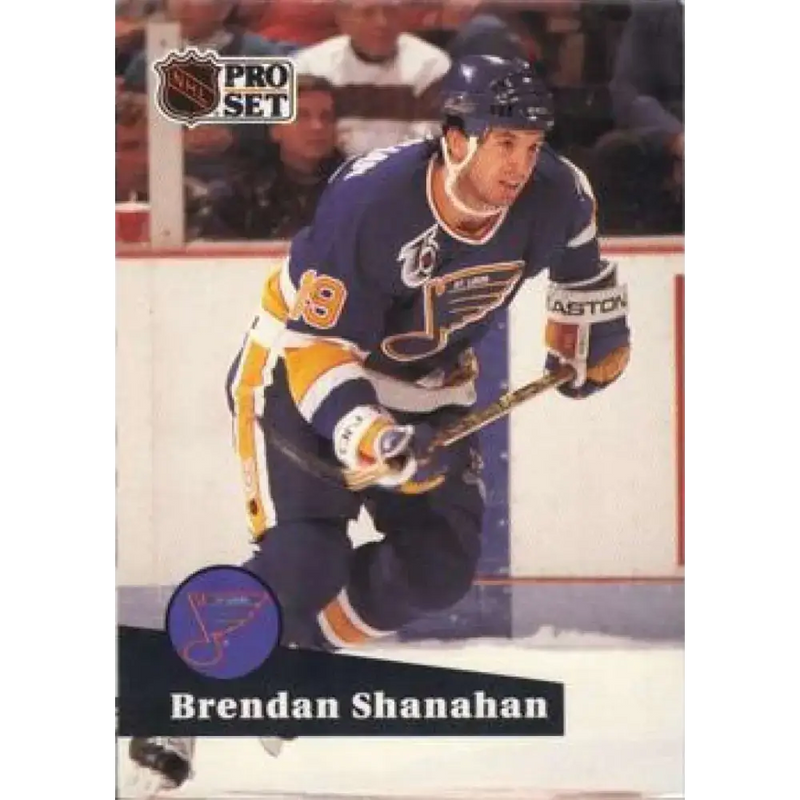 1991-92 Pro Set #475 Brendan Shanahan NM-MT San Jose Sharks Hockey Card - Hockey Card Single