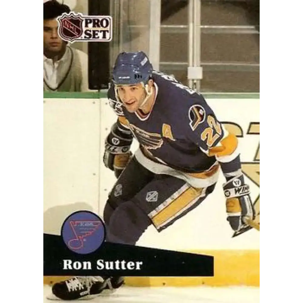 1991-92 Pro Set #476 Ron Sutter NM-MT San Jose Sharks Hockey Card - Hockey Card Single