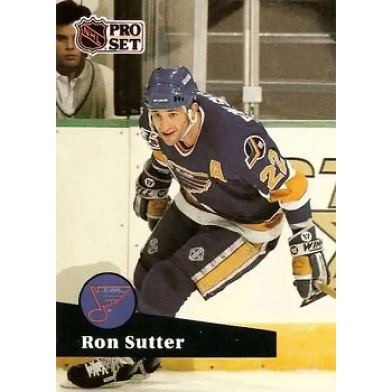 1991-92 Pro Set #476 Ron Sutter NM-MT San Jose Sharks Hockey Card - Hockey Card Single