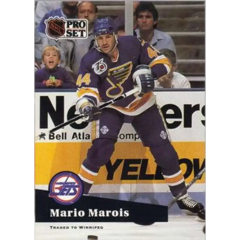 1991-92 Pro Set #477 Mario Marois NM-MT San Jose Sharks Hockey Card - Hockey Card Single