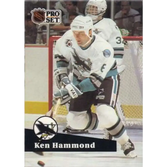 1991-92 Pro Set #484 Ken Hammond NM-MT RC Rookie St. Louis Blues Hockey Card - Hockey Card Single