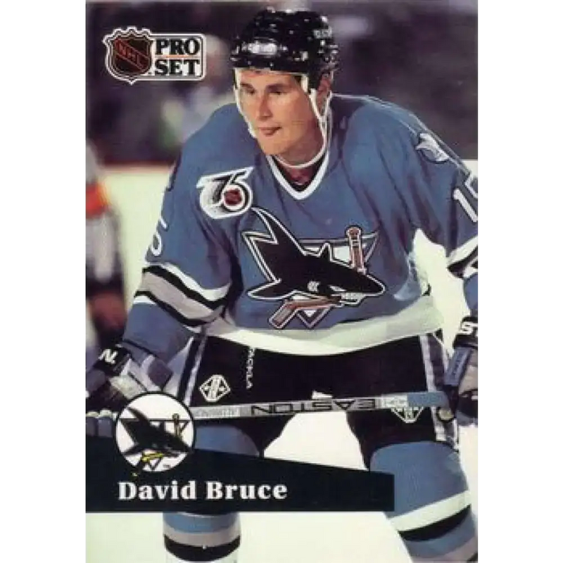 1991-92 Pro Set #485 David Bruce NM-MT RC Rookie St. Louis Blues Hockey Card - Hockey Card Single