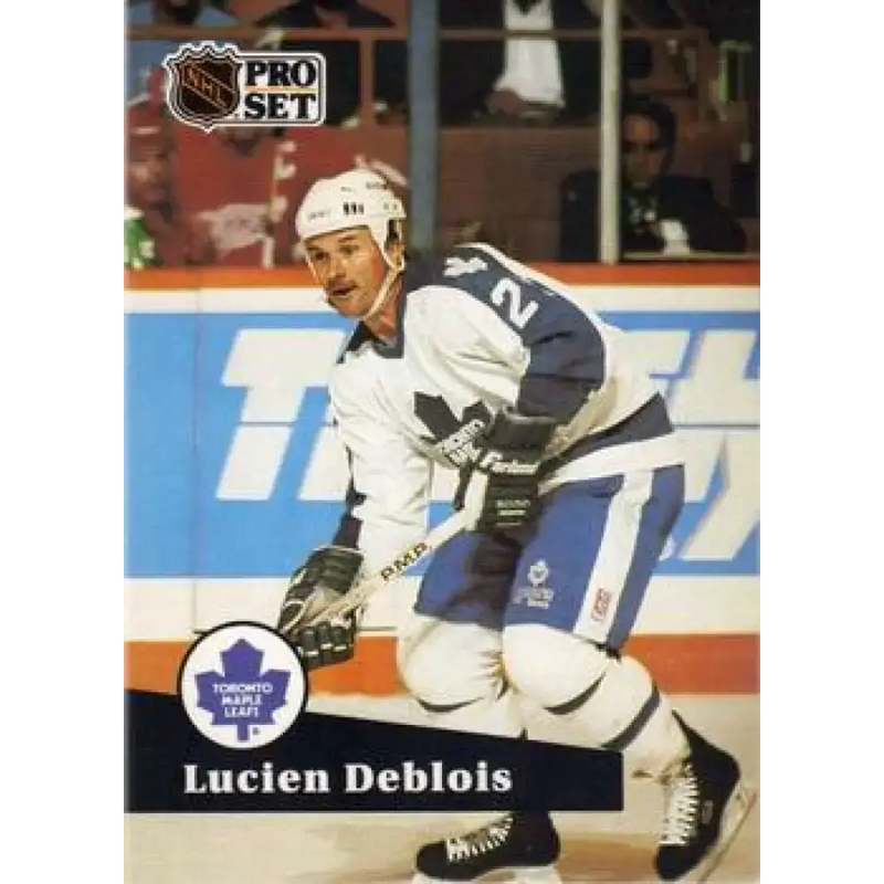 1991-92 Pro Set #491 Lucien DeBlois NM-MT Toronto Maple Leafs Hockey Card - Hockey Card Single