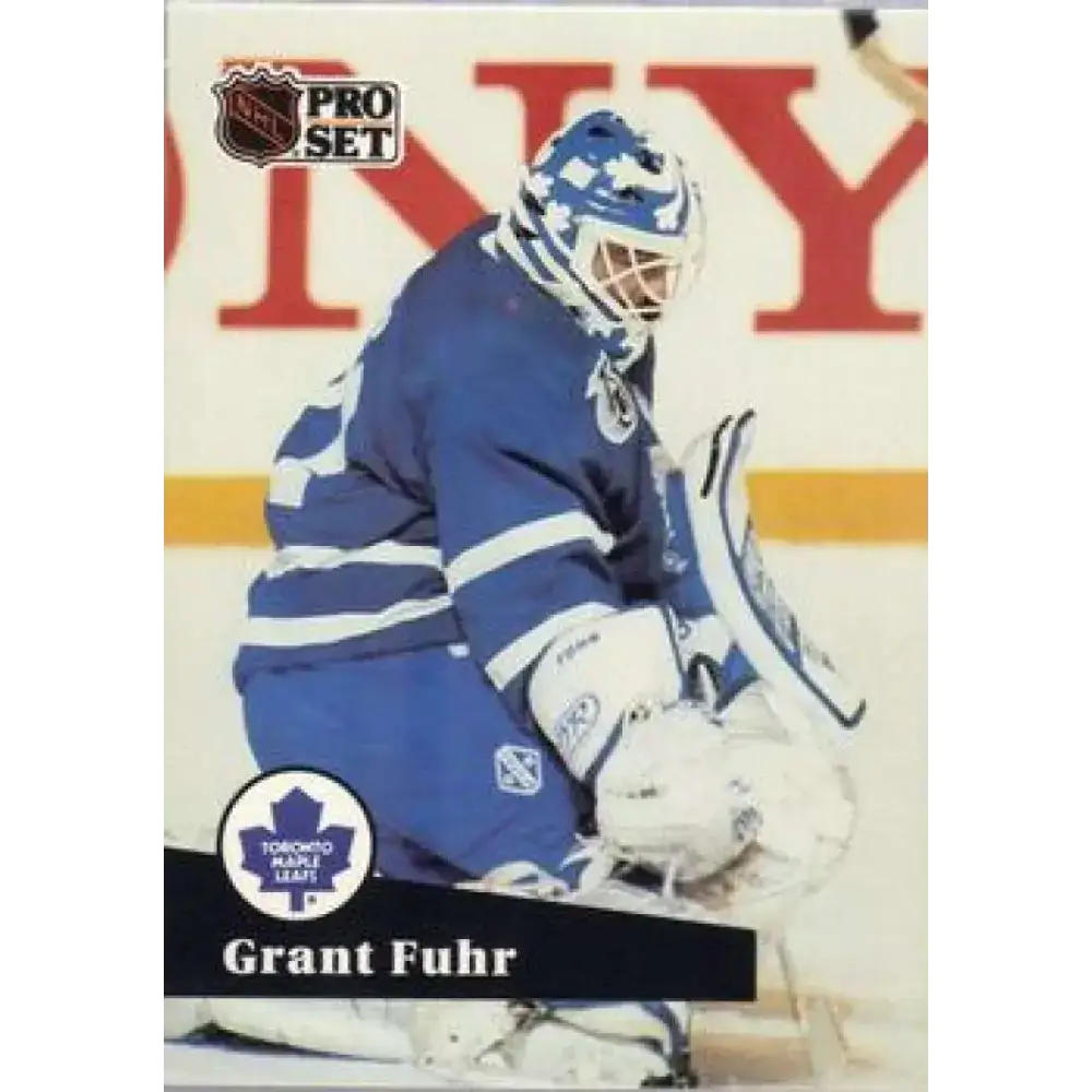 1991-92 Pro Set #494 Grant Fuhr NM-MT Toronto Maple Leafs Hockey Card - Hockey Card Single