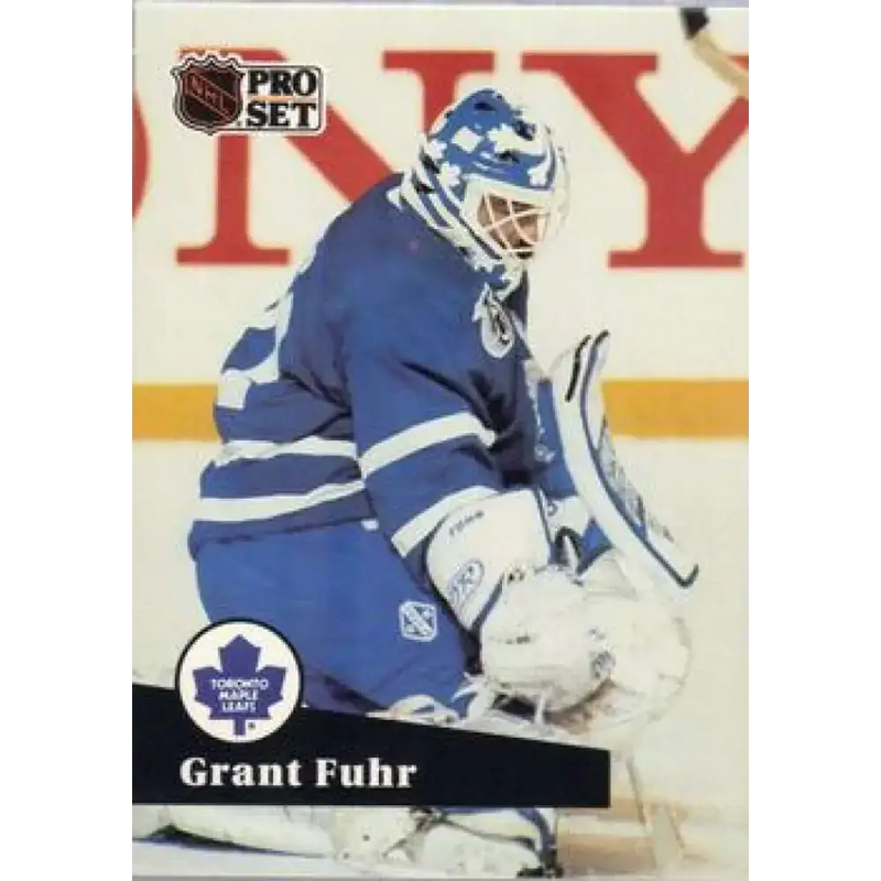 1991-92 Pro Set #494 Grant Fuhr NM-MT Toronto Maple Leafs Hockey Card - Hockey Card Single