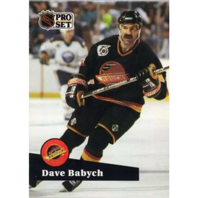 1991-92 Pro Set #503 Dave Babych NM-MT Vancouver Canucks Hockey Card - Hockey Card Single